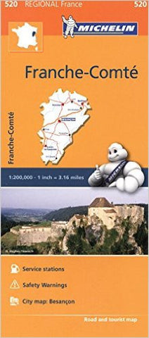 Franche-Comte Michelin Map 520
