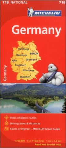 Germany Michelin Map 718
