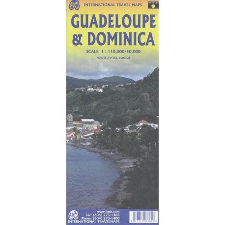 Guadeloupe & Dominica  ITM Travel Map 3e