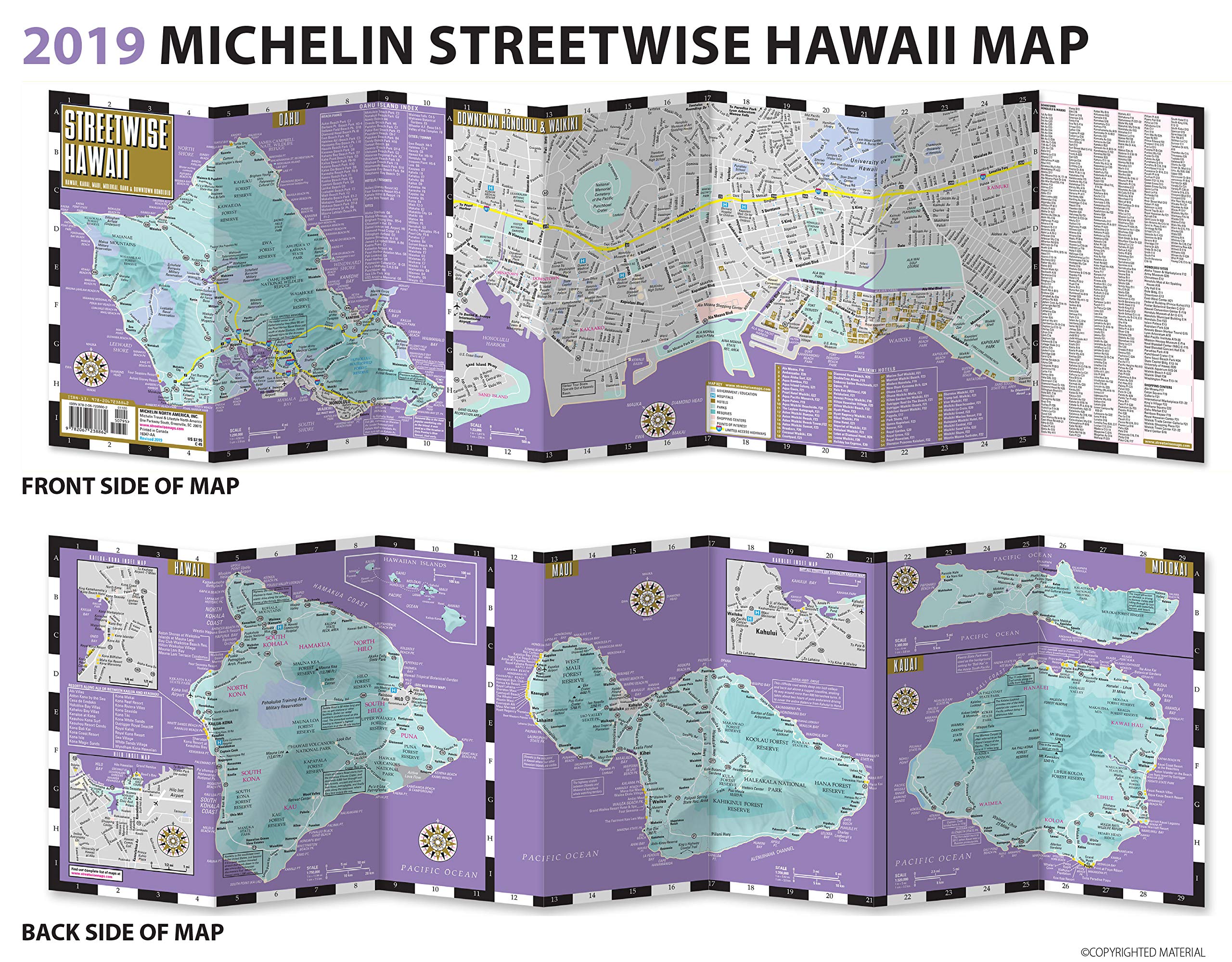 Hawaii Streetwise Map