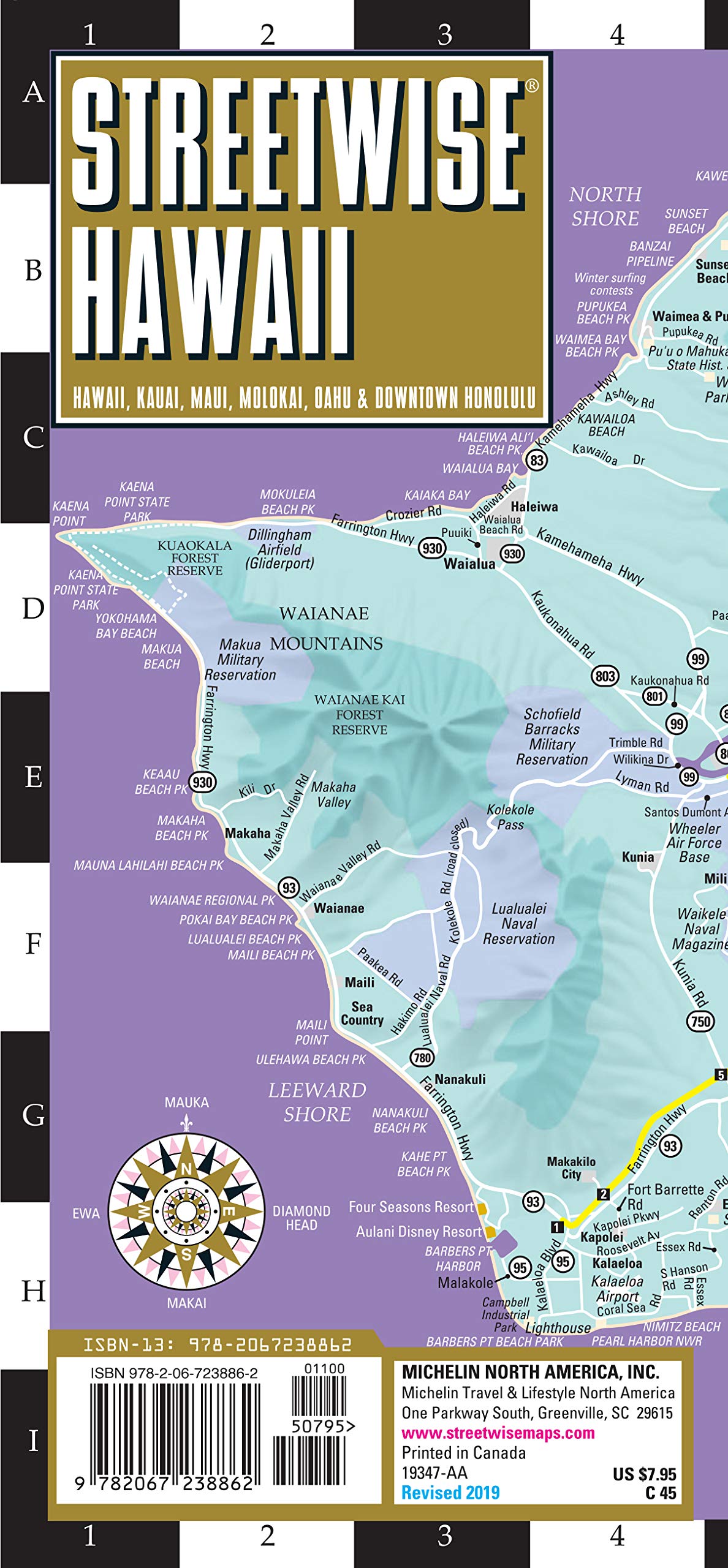 Hawaii Streetwise Map