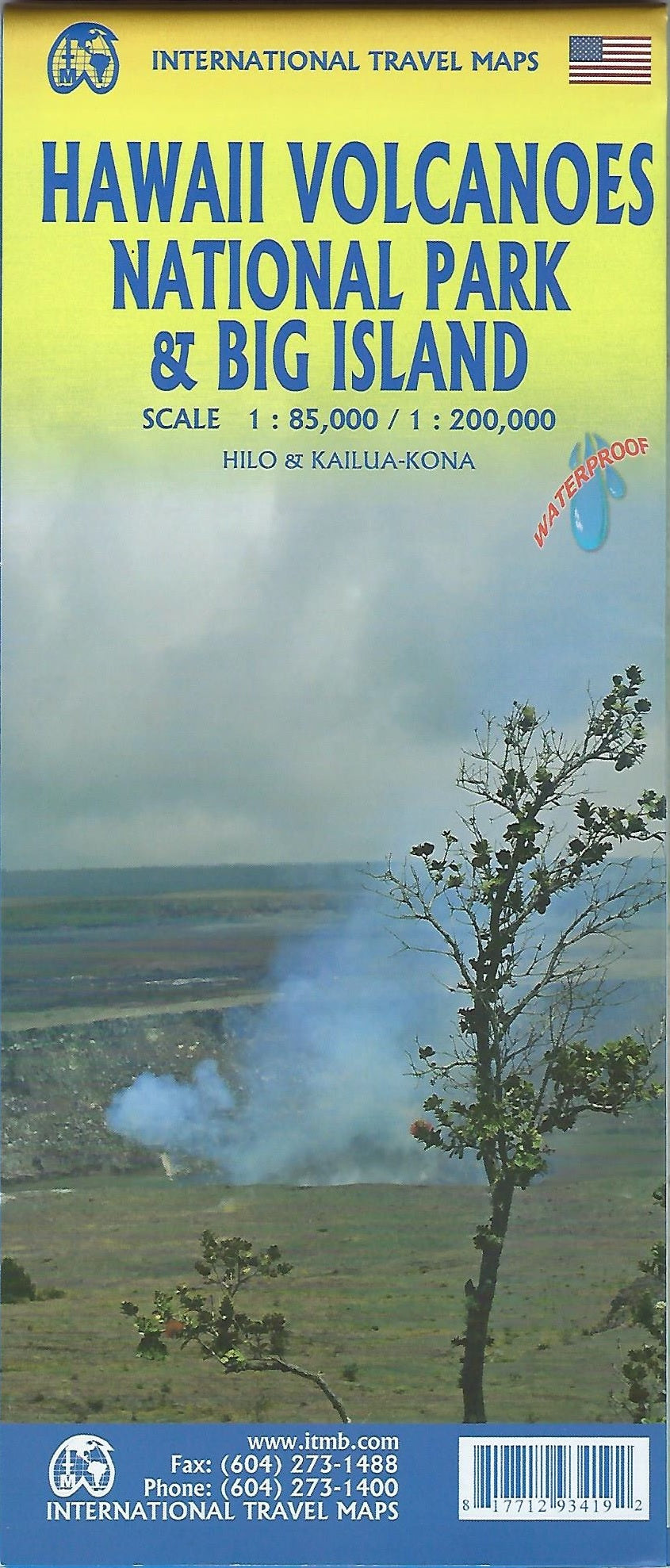 Hawaii Volcanoes National Park & Big Island ITM Map 1e