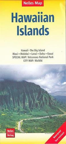 Hawaiian Islands Nelles Travel Map