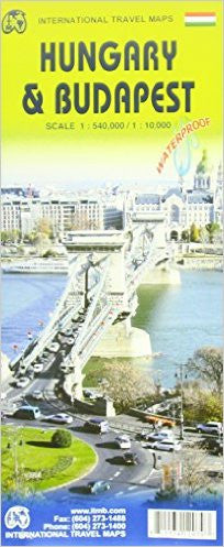 Hungary & Budapest ITM Travel Map 2e