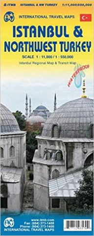 Istanbul & Northwest Turkey ITM Travel Map