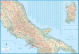 Italy South & Central ITM Travel Map 4e