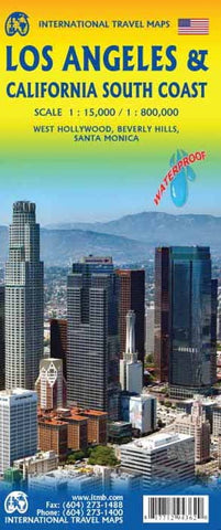 Los Angeles & Southern California ITM Travel Map 2e