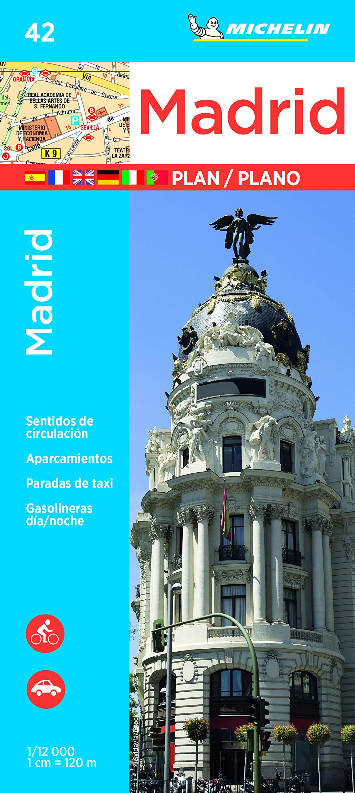 Madrid Michelin City Map 42
