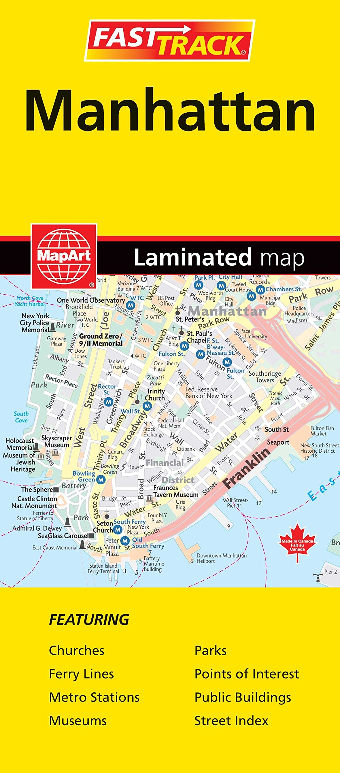 Manahattan Fast Track Map