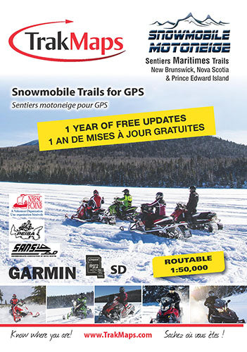 Maritimes Snowmobile Trails for GPS