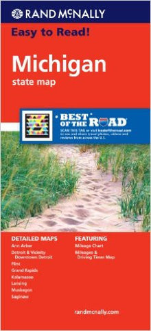 Michigan Rand McNally State Map