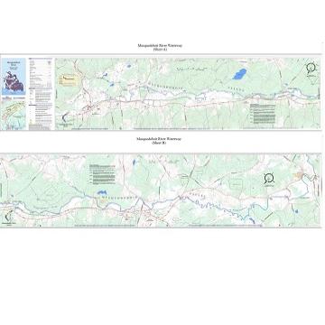 Musquodoboit River Parts AB/CDE Canoe/Kayak Map