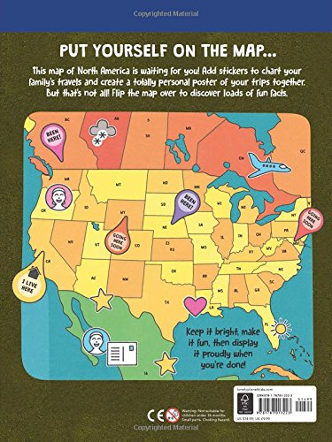 My Family Travel Map - North America Lonely Planet Kids 1e