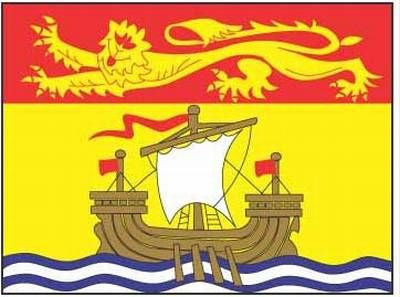 New Brunswick Flag 4"x6"