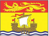 New Brunswick Flag 4"x6"