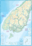 New Zealand South Island ITM Travel Map 2e