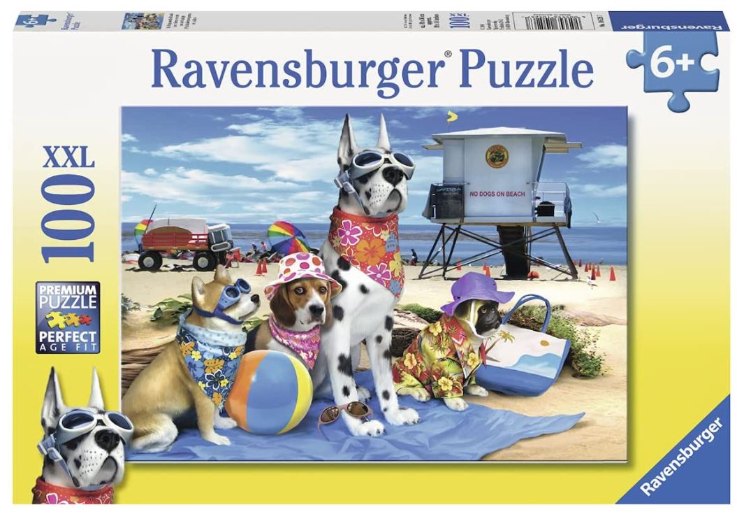 No Dogs on the Beach Puzzle 100 pc