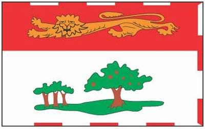 Prince Edward Island Flag 4"x6"