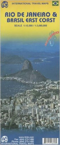 Rio de Janeiro & Brazil East Coast ITM Travel Map