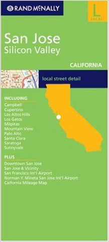 San Jose (California) Rand McNally Map