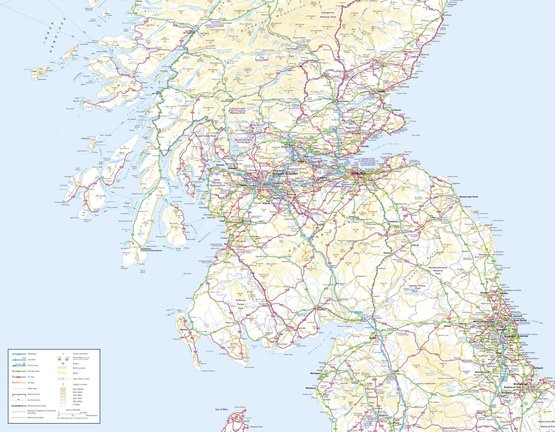 Scotland Collins Pocket Map