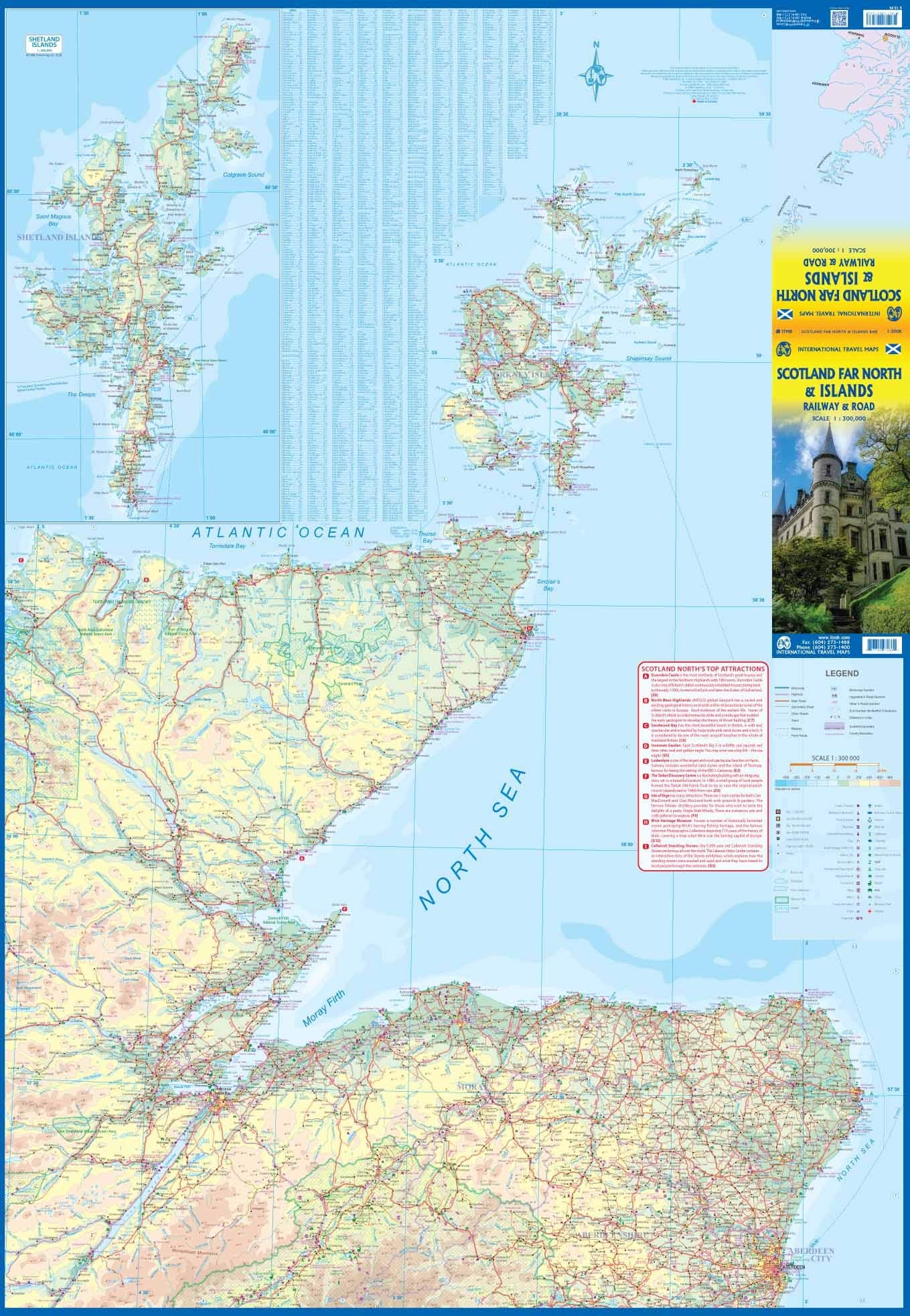 Scotland Far North & Islands ITM Map 1e
