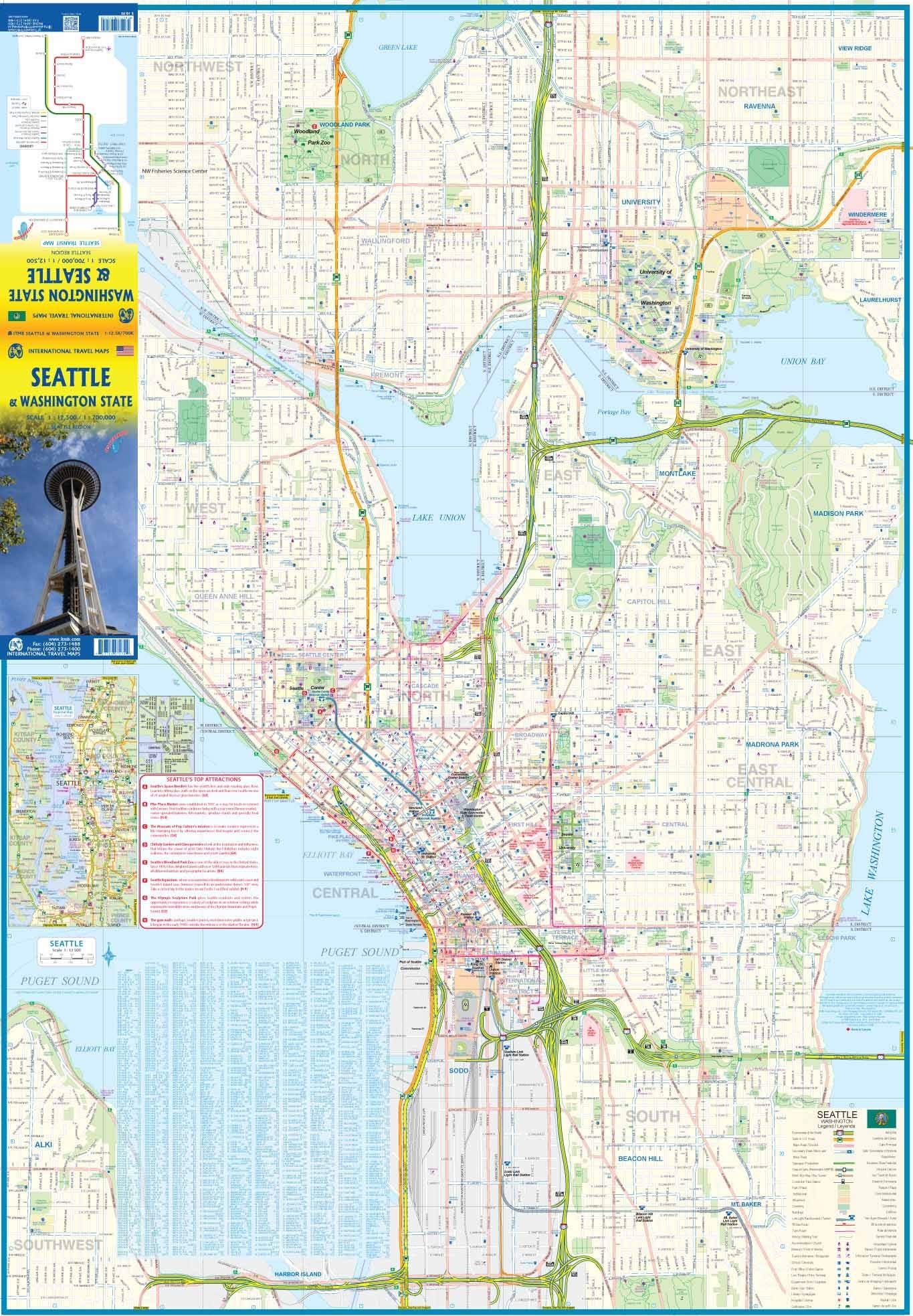 Seattle & Washington State ITM Map 3e