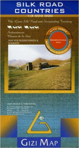 Silk Road Countries Gizi Travel Map