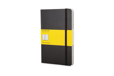 Moleskine Squared Notebook Large Black 5x8