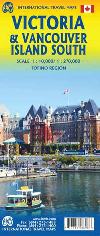 Victoria & Vancouver Island South ITM Travel Map 1e