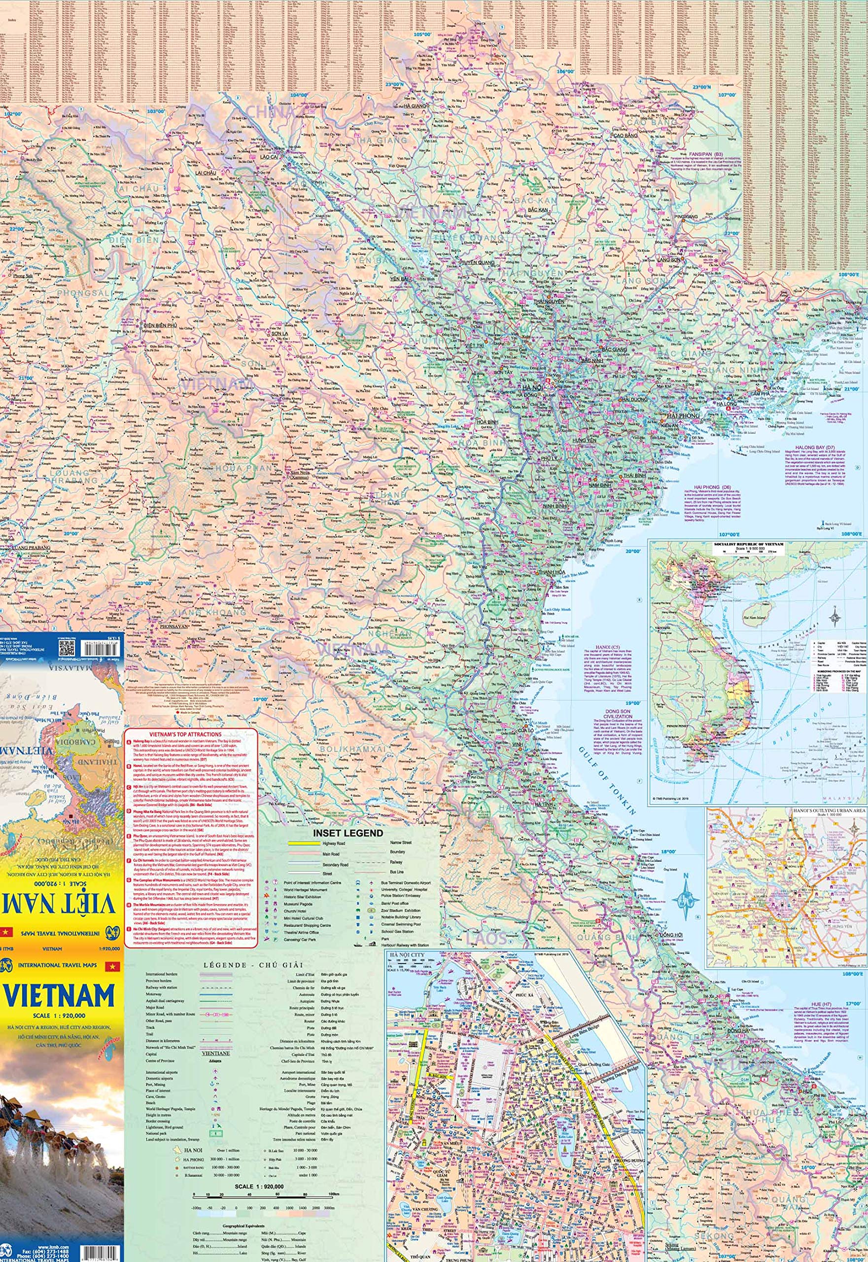 Vietnam ITM Travel Map 8e