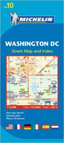 Washington DC Michelin Map 10