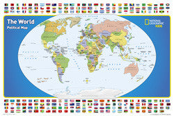 The World for Kids Wall Map 36"x 24"